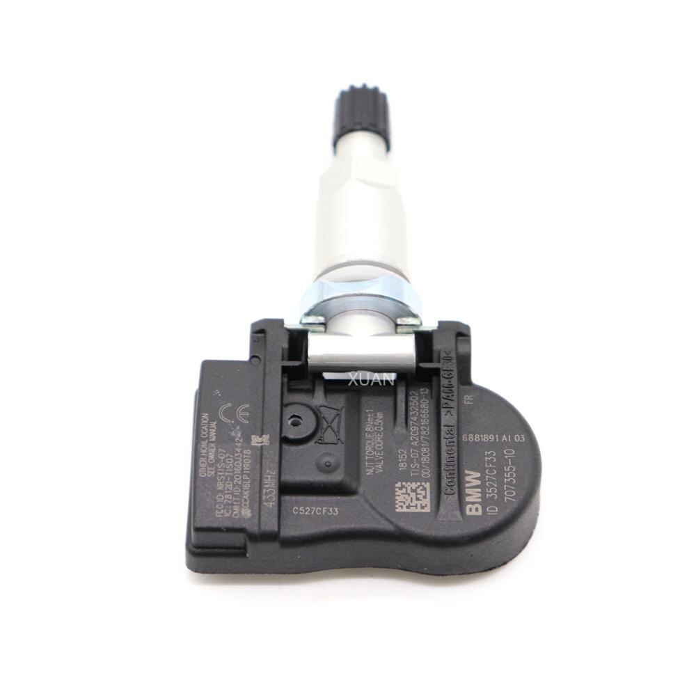 XUAN Tire Pressure Monitor Sensor TPMS Sensor 707355-10 For BMW 1 2 3 4 i3 i8 X1 X2 X5 X6 MINI F20 F21 F22 F23 LCI F87 M2 433Mhz