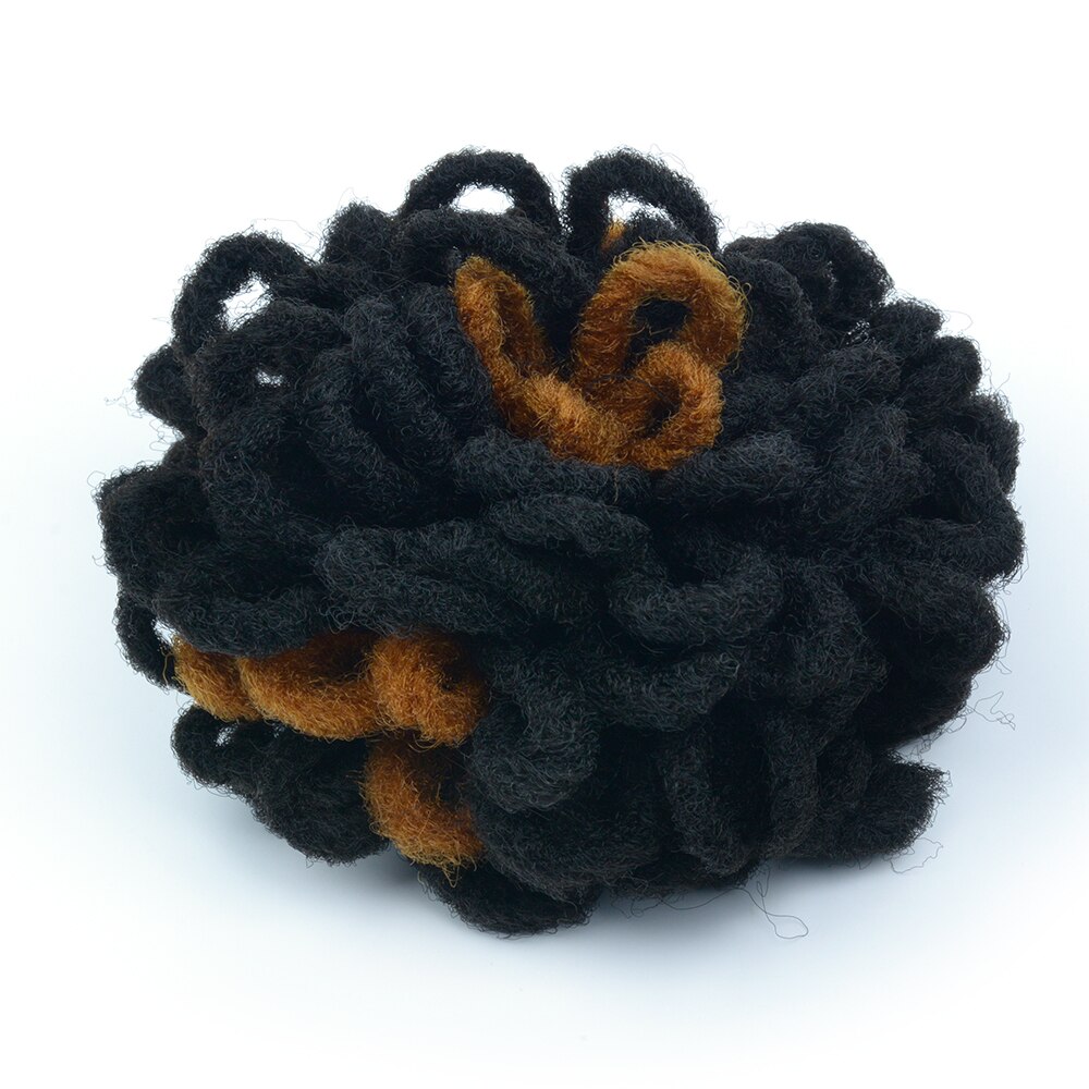 Afro Dreadlocks Puff Ponytail Drawstring Synthetic Chignon Buns Nu Faux Locs Ponytail Short Clip In Hair Extentions For Women