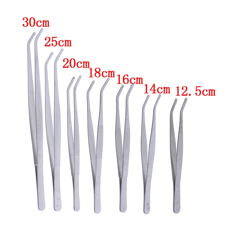 Edelstahl Aquarium Reinigung Werkzeug Ellbogen Pinzette Anti-statische Hand Werkzeug klar Clip Werkzeug 12.5/14cm/16cm/18cm/20cm/25cm/30cm