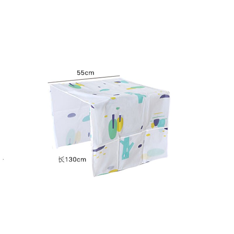 1/2pcs Dustproof Mat for Home Appliances Fridge Washing Machine Dust Cover with Storage Pockets HKS99