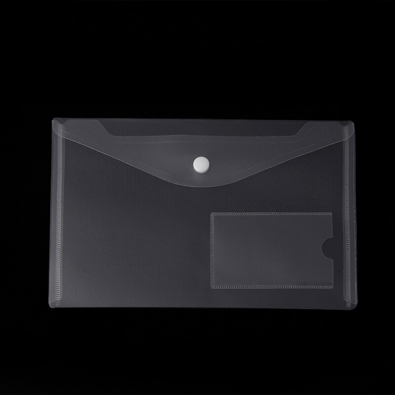 12 teile/satz transparent Kunststoff A5 Ordner Datei Tasche Dokument Halten Taschen Ordner Einreichung Lagerung Büro Schule Liefert mit taschen