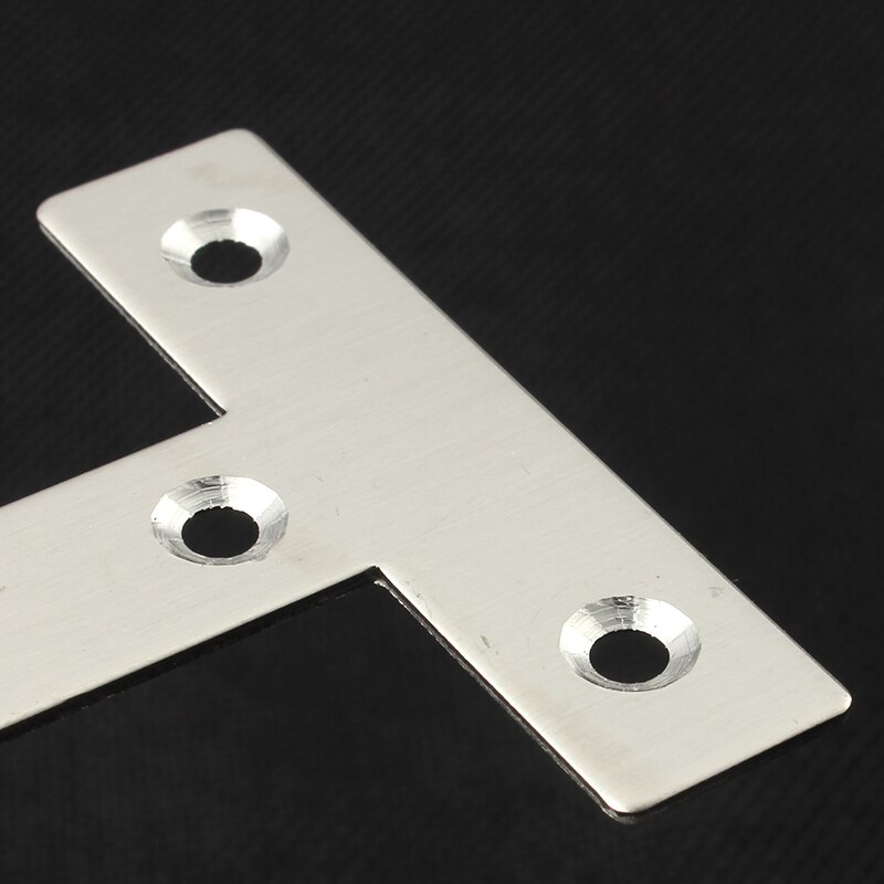 5 stks/partij Rvs Plain Hoek Beugel Satijn L T Vorm Board Ondersteuning Hoek Beugel Meubelbeslag Connectors