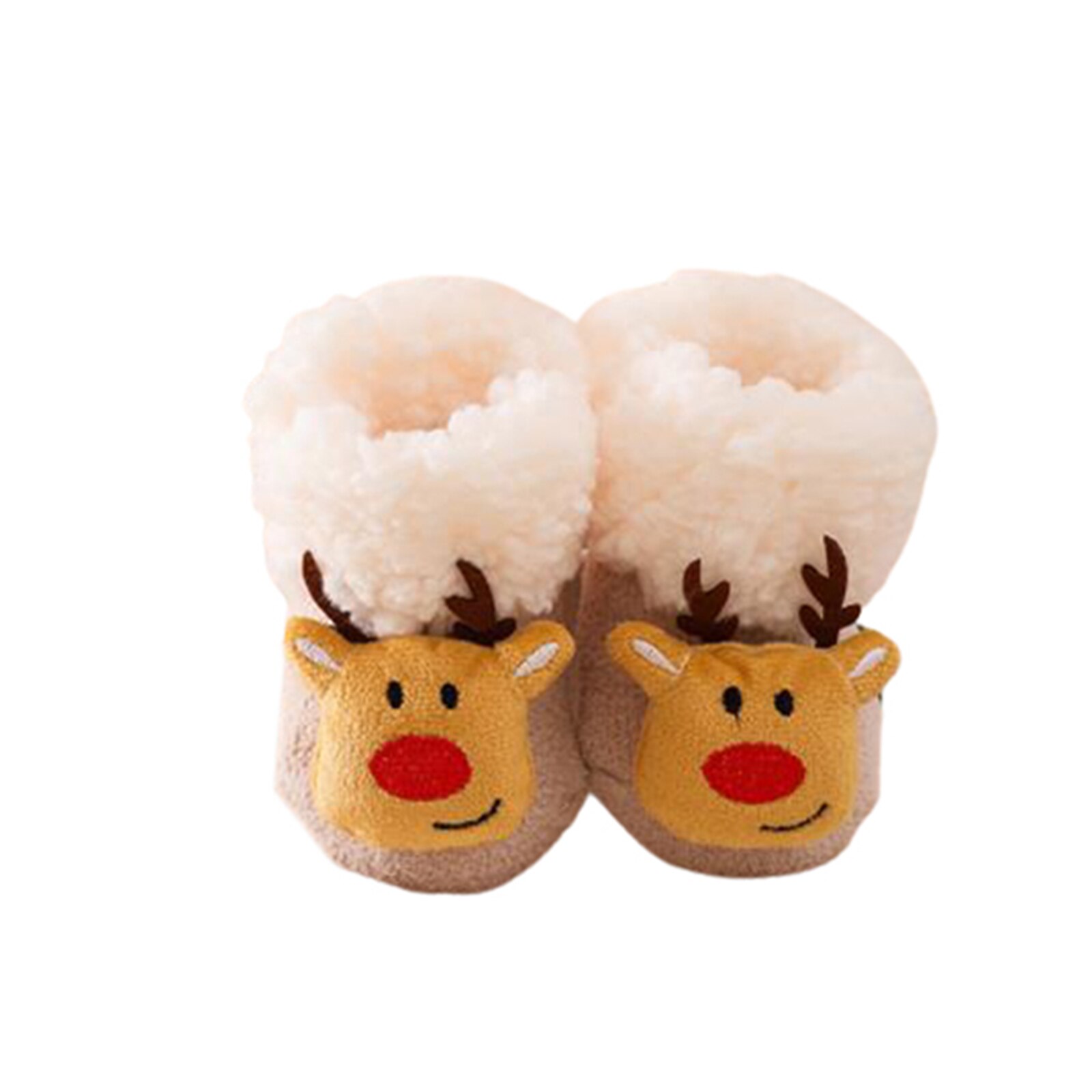 Baby Kerst Floor Sokken Winter Warm Antislip Sokken Voor Jongens Meisjes 0-2 Jaar Oud: C / 0-1Year