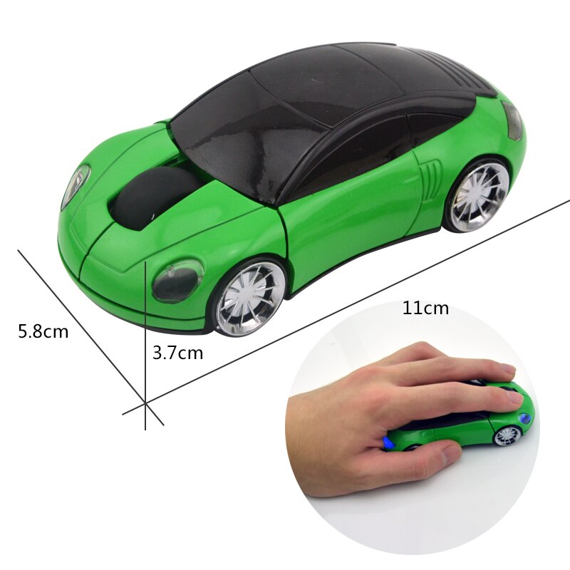 Kühlen Drahtlose Auto Maus USB Optische 1600 DPI Empfänger Gaming 3D Gamer Mäuse Für Laptop Notebook PC Computer Für Macbook