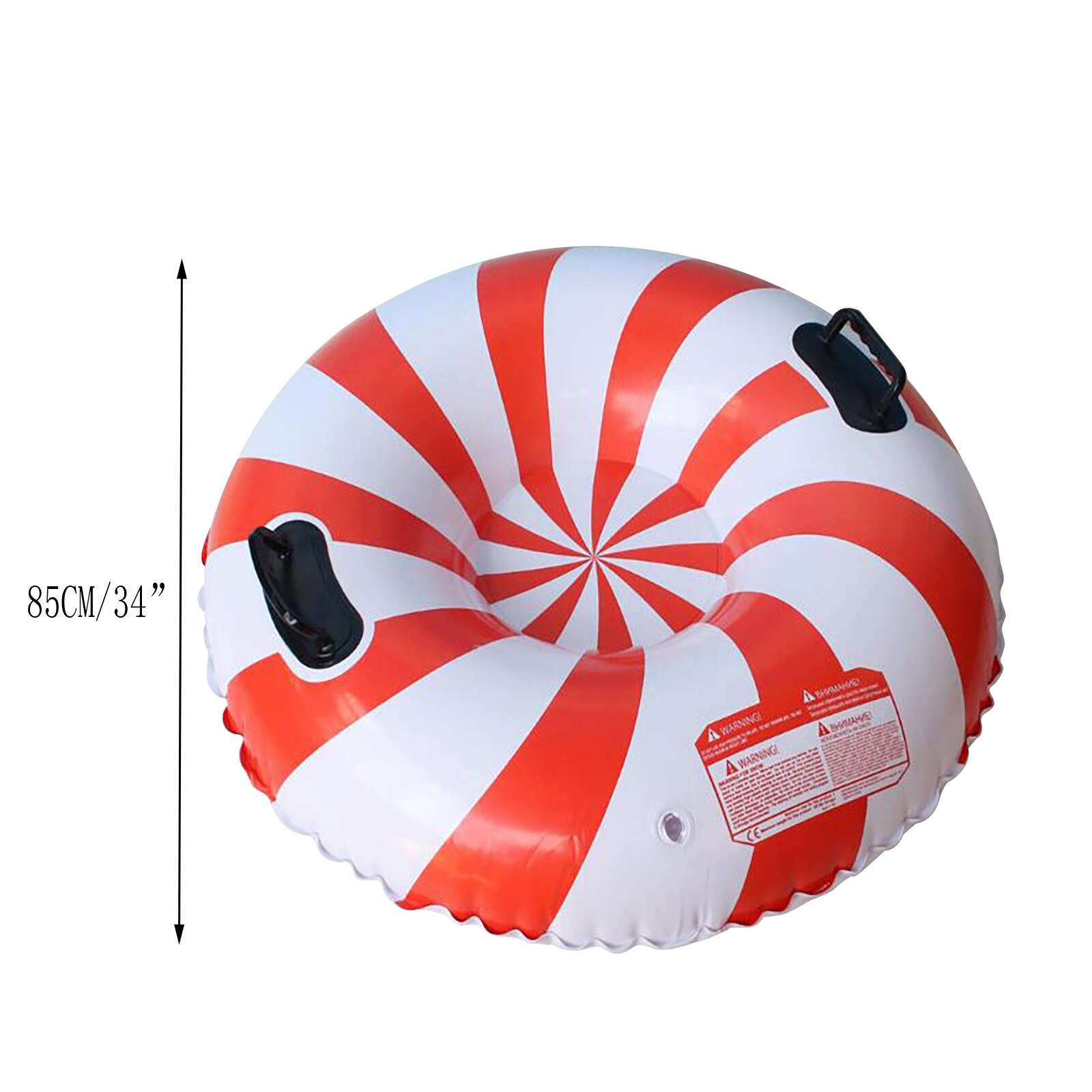 Inflatable ski mat tube for heavy snow in winter, selected high and durable to provide inflatable sledges for children F