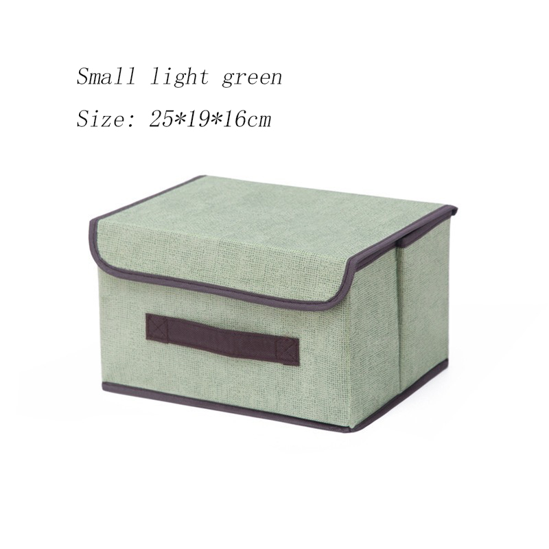 1-2Pcs Clothing Storage and Organization Sundries Organizer for Underwear Dustproof Non-woven Multi-function Foldable Box Home: Chocolate