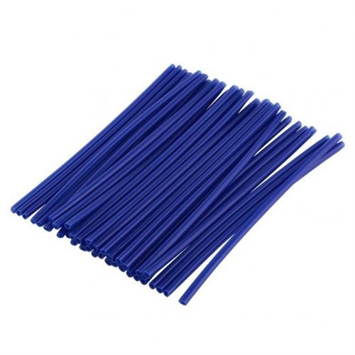 Enveloppes de rayons de roues de moto, 36 pièces/paquet, décor de protection de la peau: Dark Blue