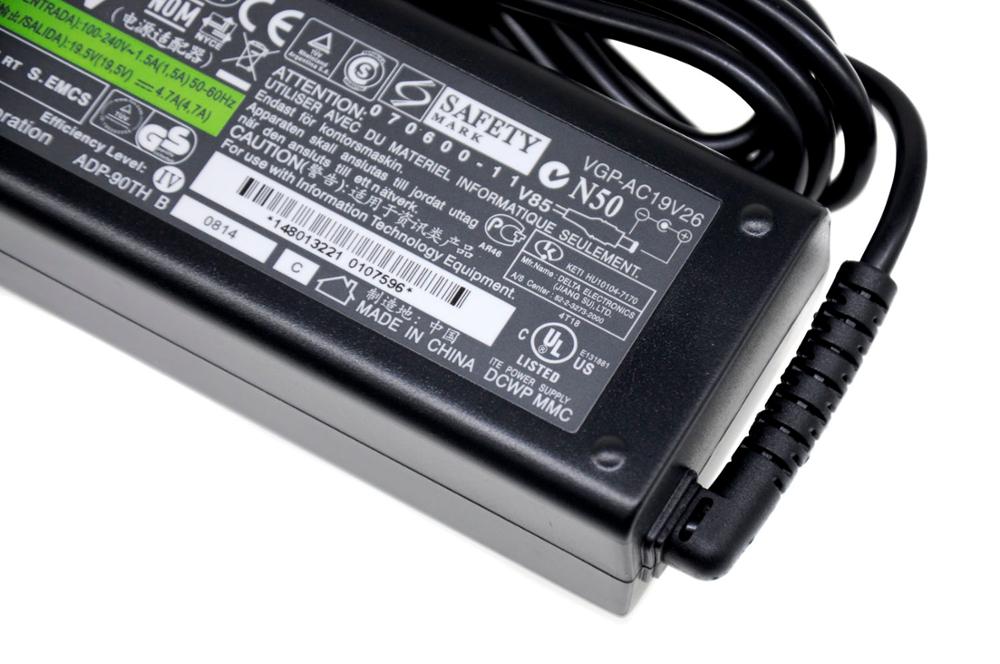 Original For SONY 19.5V 4.7A VGP-AC19V26 VGP-AC19V10 VGP-AC19V14 VGP-AC19V32 AC19V51 laptop supply power AC adapter charger