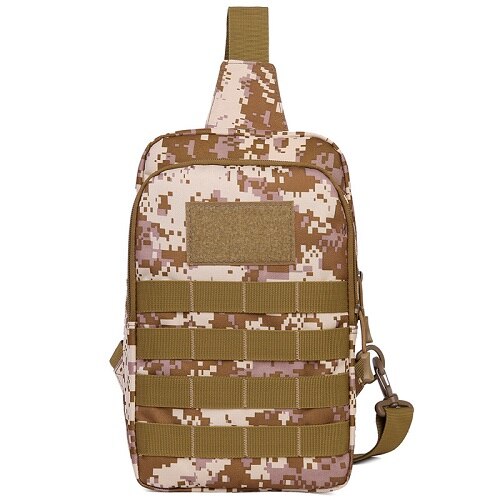 Casual Leisure Anti Theft Bag Messenger Crossbody Bags For Men Male Shoulder Sling Bag Waterproof Short Trip Mobile Phone Bag: desert camouflage