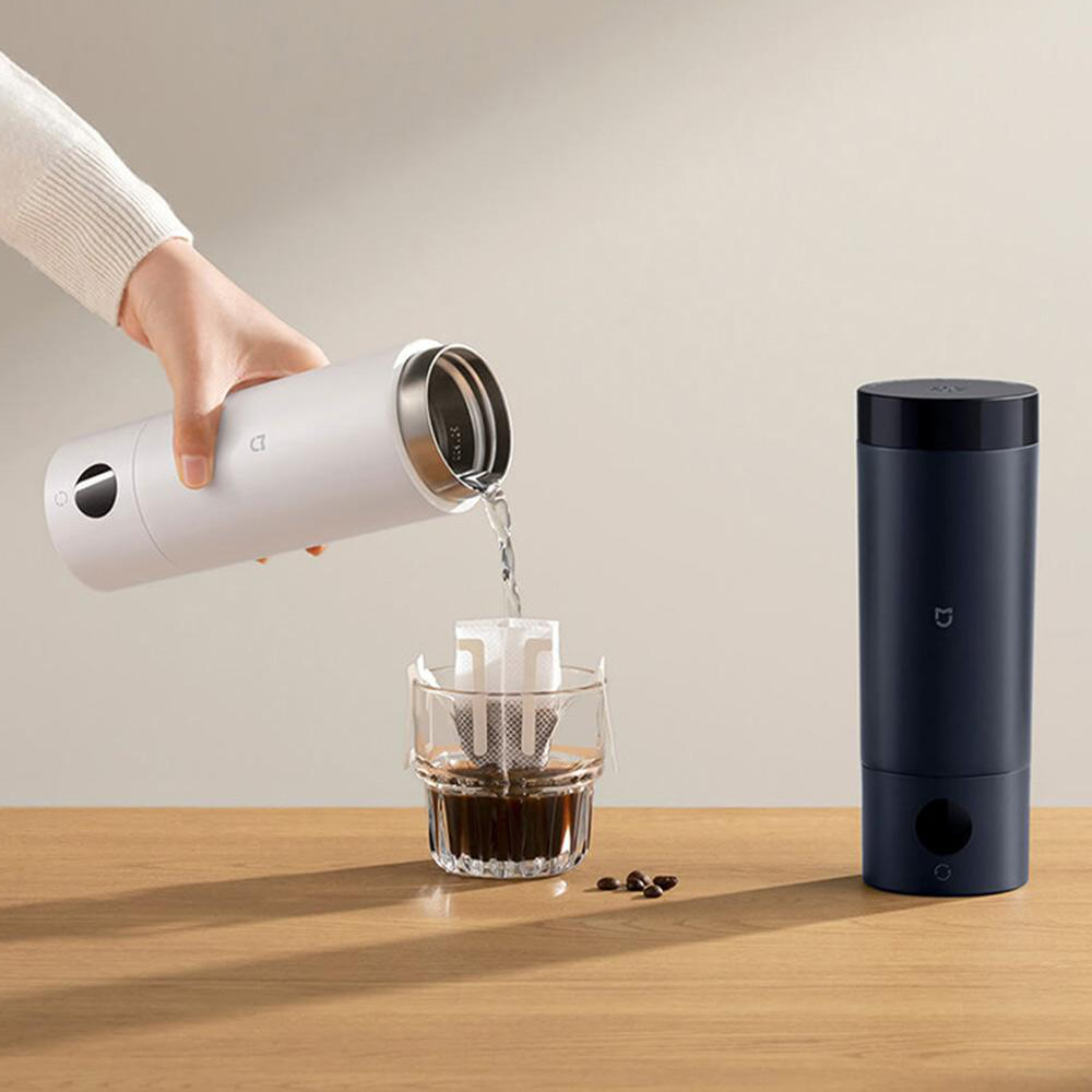 XIAOMI MIJIA Portable Electric Heating Cup 2 Upgraded Version,LED Screen，Electric Kettle,Chinese Version With Adapter