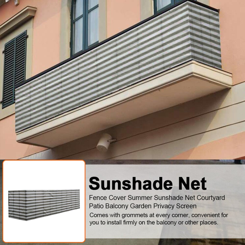 Safety Net Cover Terrace Sun Protection Waterproof Sunshade Canopy Rectangle Awning Mesh Surface Balcony Garden Camping Picnic