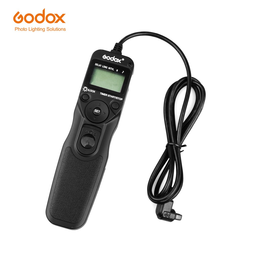 Godox EZA-C1/C3/N1/N3/S1 Digital Timer Shutter Remote Controller Switch Cord for Canon Nikon 550D 1000D 500D 450D