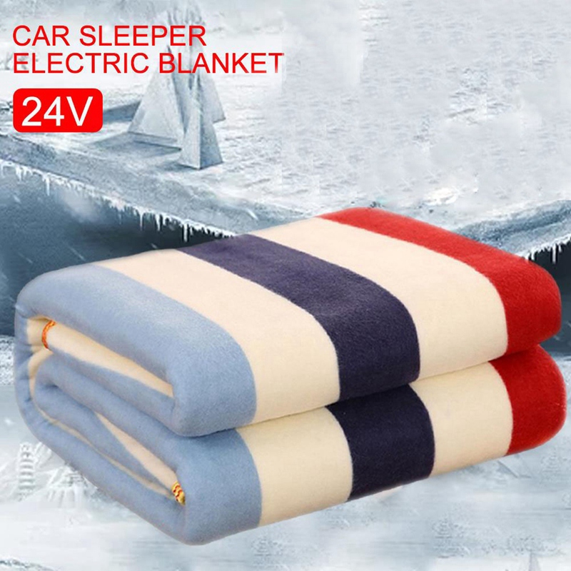 Car Winter Electric Heating Blanket 24V 85W Electric Cushion Warming Pad Shoulder Premium Plush Long Service Life