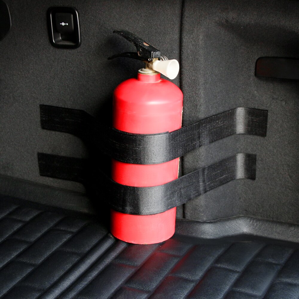 4 Stuks Set Van Auto Brandblusser Nylon Tape Riem Bandage Auto Styling Kofferbak Boot Brandblusser Magic tape