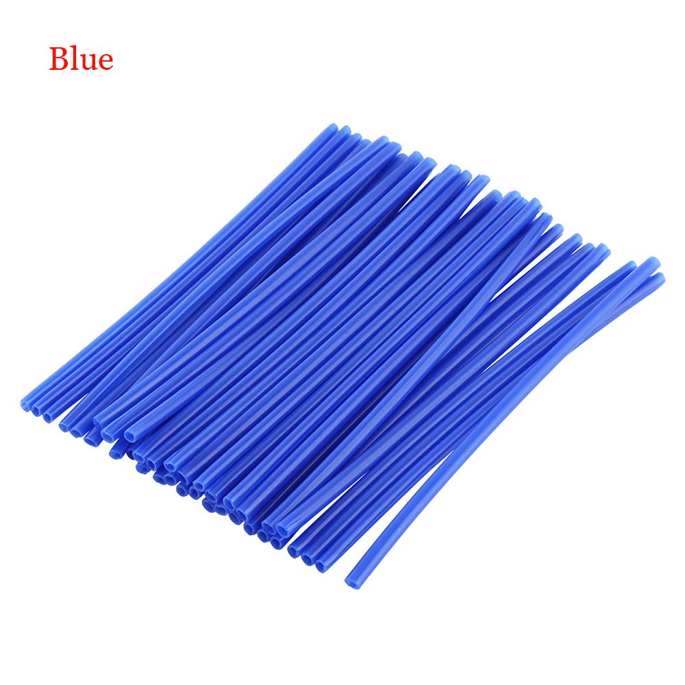 36Pcs ES Bike Guard Motocross Wheel Spoke Wraps Covers Rims Skins Protector: blue