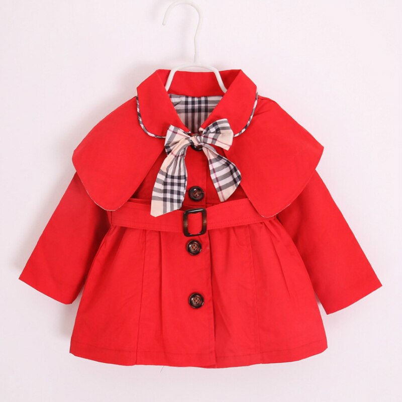 Cappotti per bambini per bambina giacca per bambina giacche per bambini per ragazze abiti autunnali per bambine vestiti per bambina: Rosso / 12-18 m