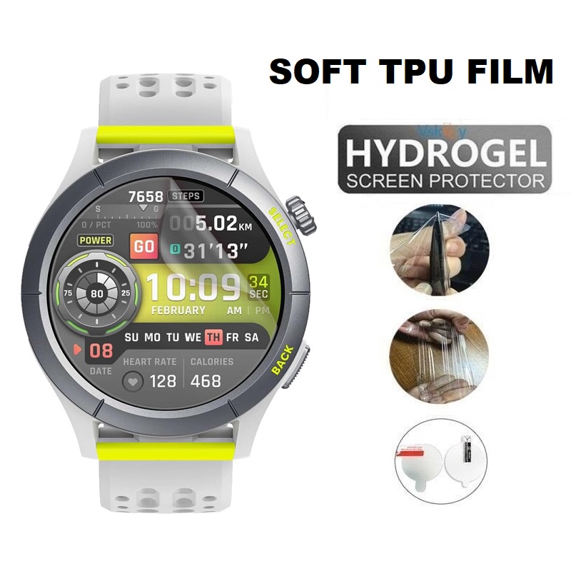 10 Stück TPU Hydrogel Sanft Displayschutzfolie für Amazfit Gepard runden / Gepard Profi Clever Uhr HD klar Schutzfolie
