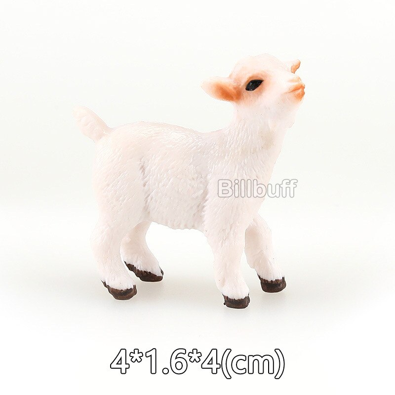 1 Stuks Pluimvee Schapen Simulatie Dieren Model Geit Lam Schapen Antilopen Cub Actiefiguren Vroege Educatief Speelgoed Voor Kinderen: sheep figures g