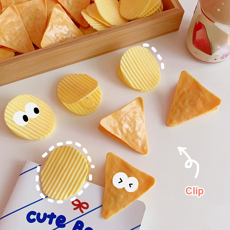 5 Stks/set Chips Vorm Bag Clips Eten Seal Opslag Aardappel Chips Clip Snack Afdichting Clip Voedsel Verpakking Sealer Keuken Opslag tool