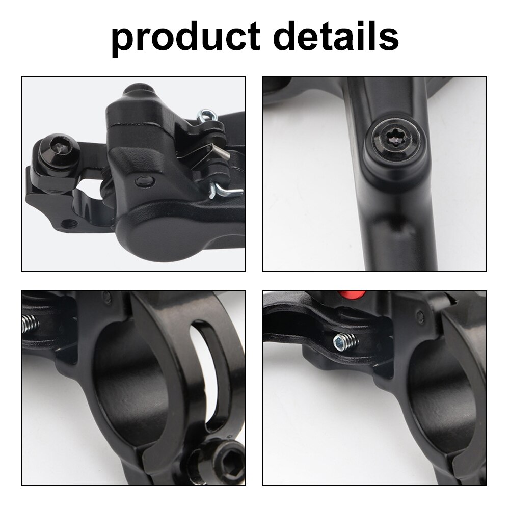 A Pair Bicycle Brake Hydraulic Oil Brake Bicycle Oil Brake Mountain Bike Brake Front Rear Bike Oil Brake Kit Bike Parts