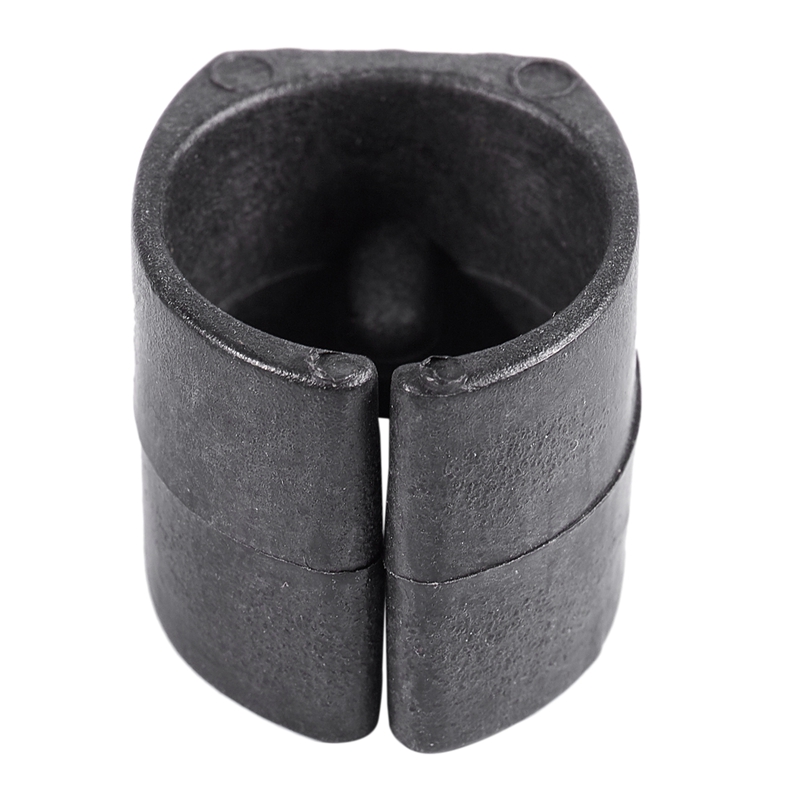 30x Plastic Home Furniture Chair Pipe Foot Clamp Pads U Shape Caps Black