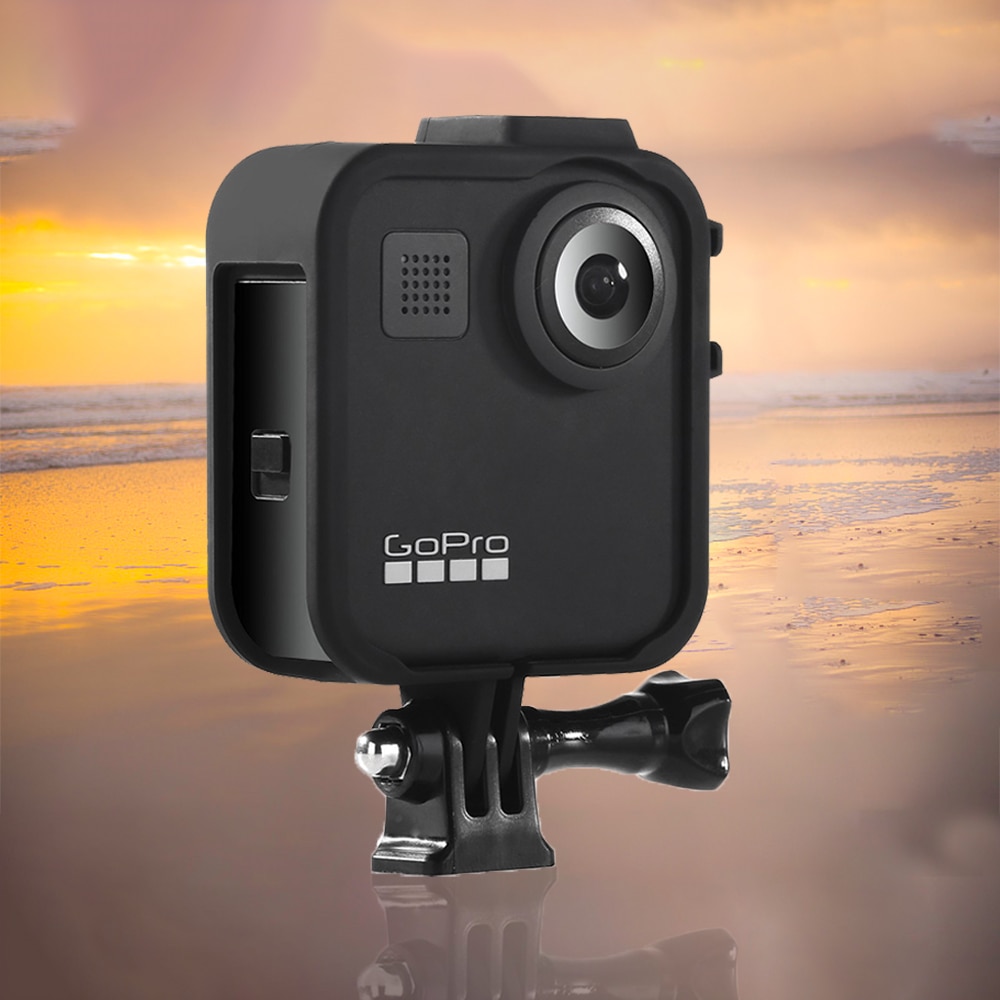 Beskyttelsesramme til gopro max handling sportskamera anti-falle skallbeskytter montere burhus grense tilbehør plast holder