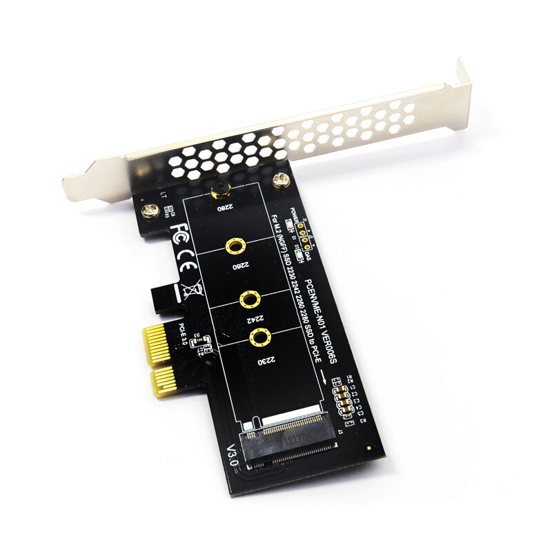 Voeg Op Kaarten Pcie Naar M2 Adapter Pci Express 3.0 X1 Om Nvme Ssd M2 Pcie Raiser Adapter Ondersteuning 2230 2242 2260 2280 M.2 Ssd