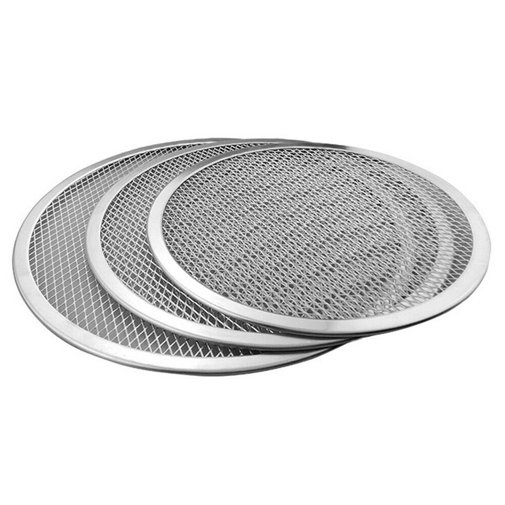 6/7/8/9/10 inch zeef bakvorm pizzaplaat gaas naadloos scherm bakvorm bakgereedschap keukennet bakvorm bakmetaal  d1 h 8