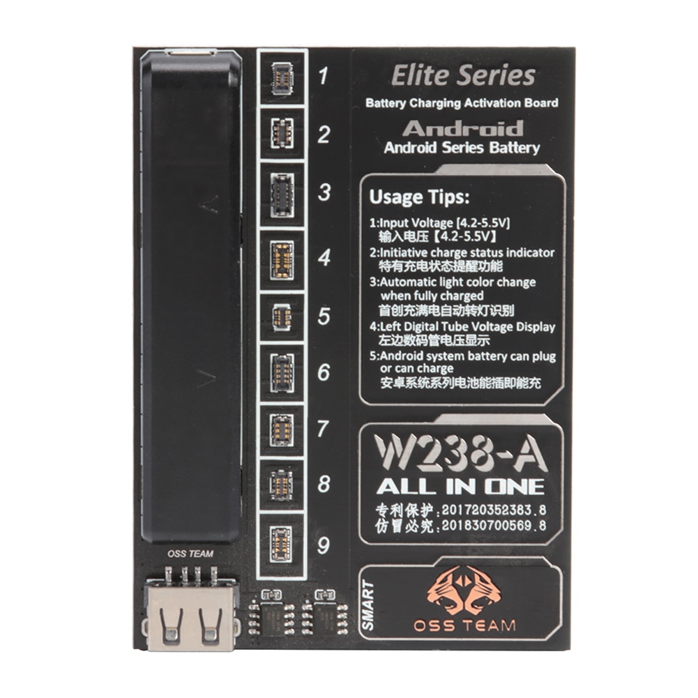 W238-EIN 4,2-5,5 V Smart Handy Batterie Lade Aktivieren Bord für Android Smart Handy Mithelfer liefert