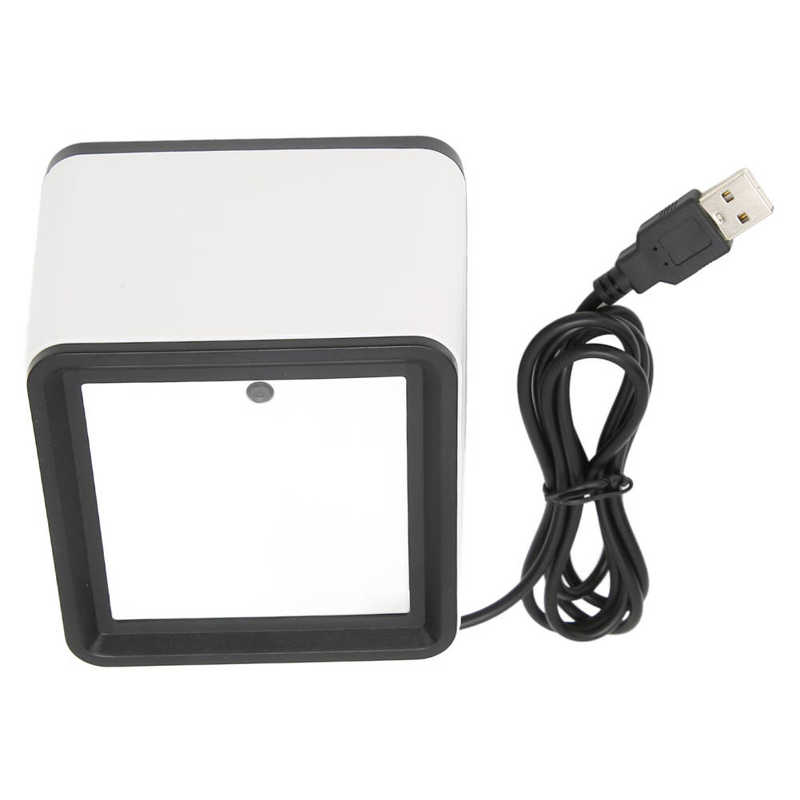 2D Desktop Barcode Scanner Multifunction Hands-Free Wired USB Big Barcode Reader 1D QR Screen Barcodes Scanning Scanner