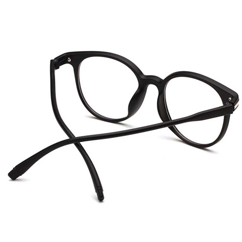 Plain Glasses Transparent Round Glasses Spectacle Frame Women Eyeglass Frame Point Zero Vintage Plain Glasses Clear Lens