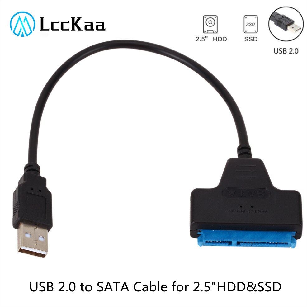 Usb Sata Kabel Sata Naar Usb 2.0 Adapter Computer Kabels Connectoren Usb Sata Adapter Kabel Ondersteuning 2.5 Inch Ssd Hdd hard Drive