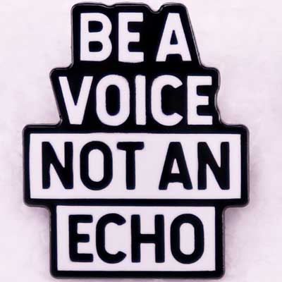 Grappige Inspirerende Quotes Emaille Badge Letters Broches Vrouwen Reversspeldjes op Rugzak Kostuum Accessoires Zin Sieraden: Silver Plated