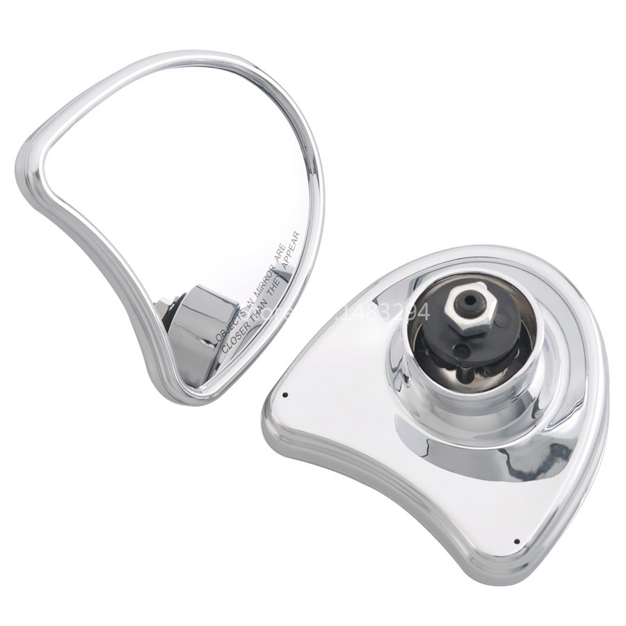 Rétroviseurs de montage de carénage de moto en Chrome Batwing, vue arrière latérale pour Harley Electra Street Glide 1996 –
