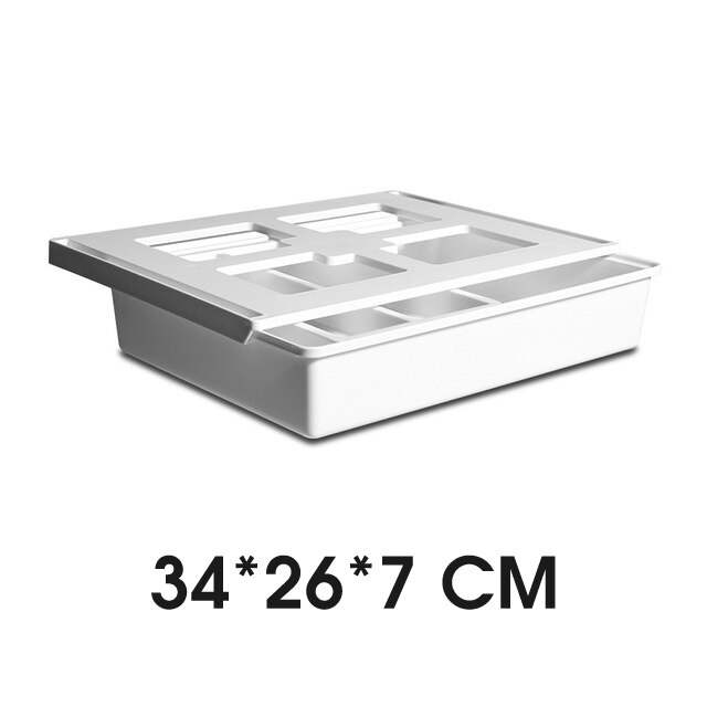 Under the desk Storage drawer box office desk bottom hidden drawer storage box Office storage Home storage organizer: big