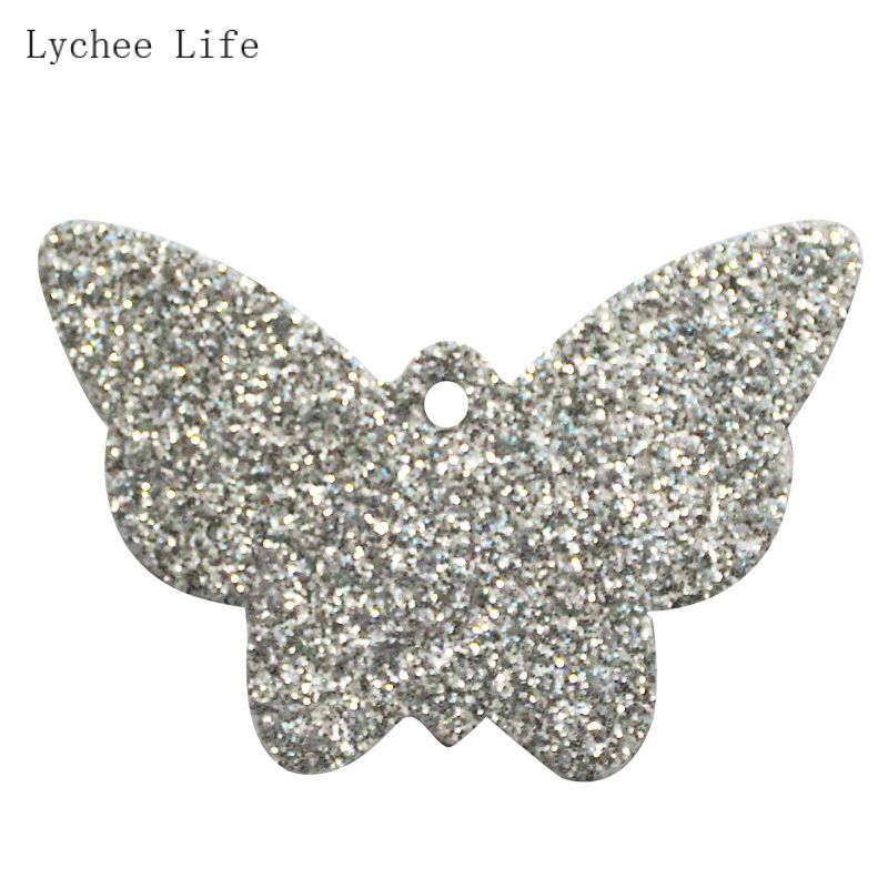 Lychee Leven 10 Stks/partij Vlinder Lederen Pads Handgemaakte Diy Oorbellen Oorsteker Sieraden Materiaal Leer Maken Accessoires: 5