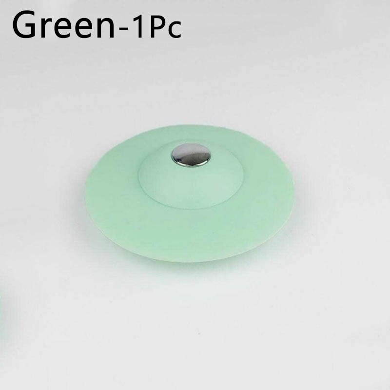 Aanrecht Filter Stopper Bad Haar Zeef Wasserette Badkamer Afvoerputje Plug Riool Anti-Blocking Afvoer Gat Haar: green