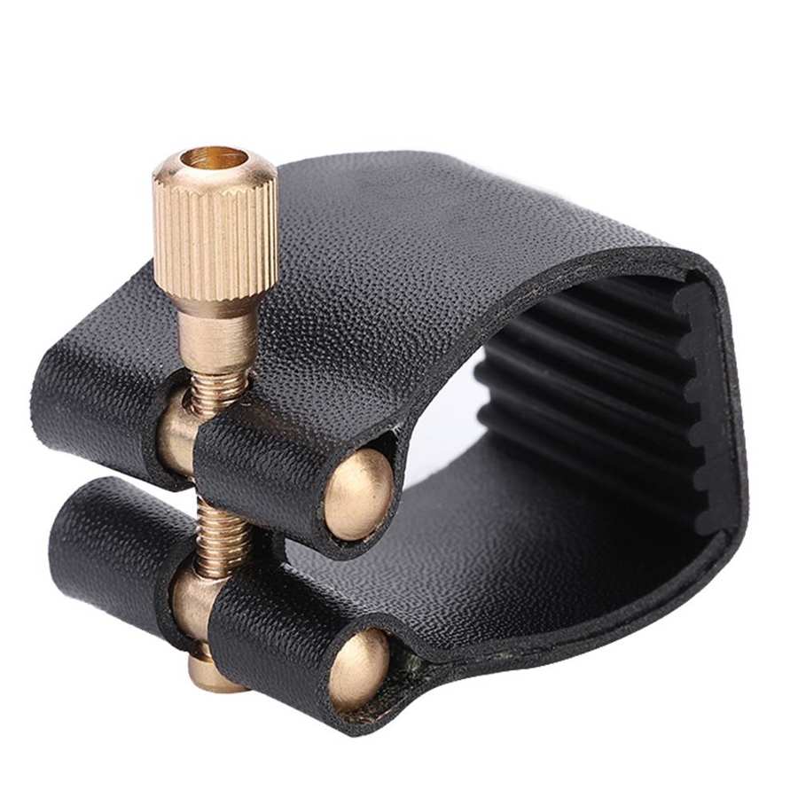 Carved Metal Alto Sax Saxophone Clarinet Mouthpiece PU Ligature & Kit