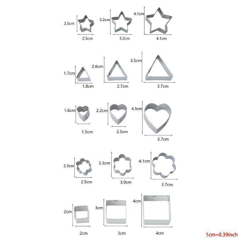 24 Stks/set Mini Cookie Cutter Vormen Kleine Mallen Voor Gebak Deeg Klei Cake Cupcakes & Fondant