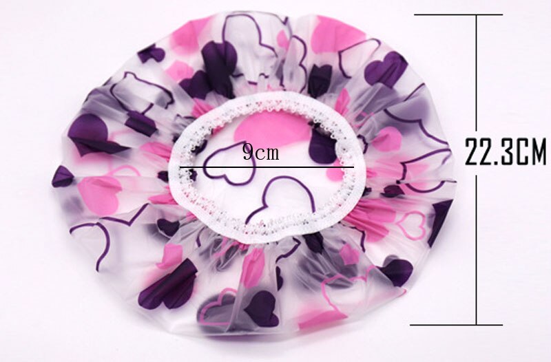 Nowa kreskówka dziecięca wanna robić włosów zakrętka z zabezpieczeniem czepek prysznicowy wodoodporny prysznic czepek robić włosów