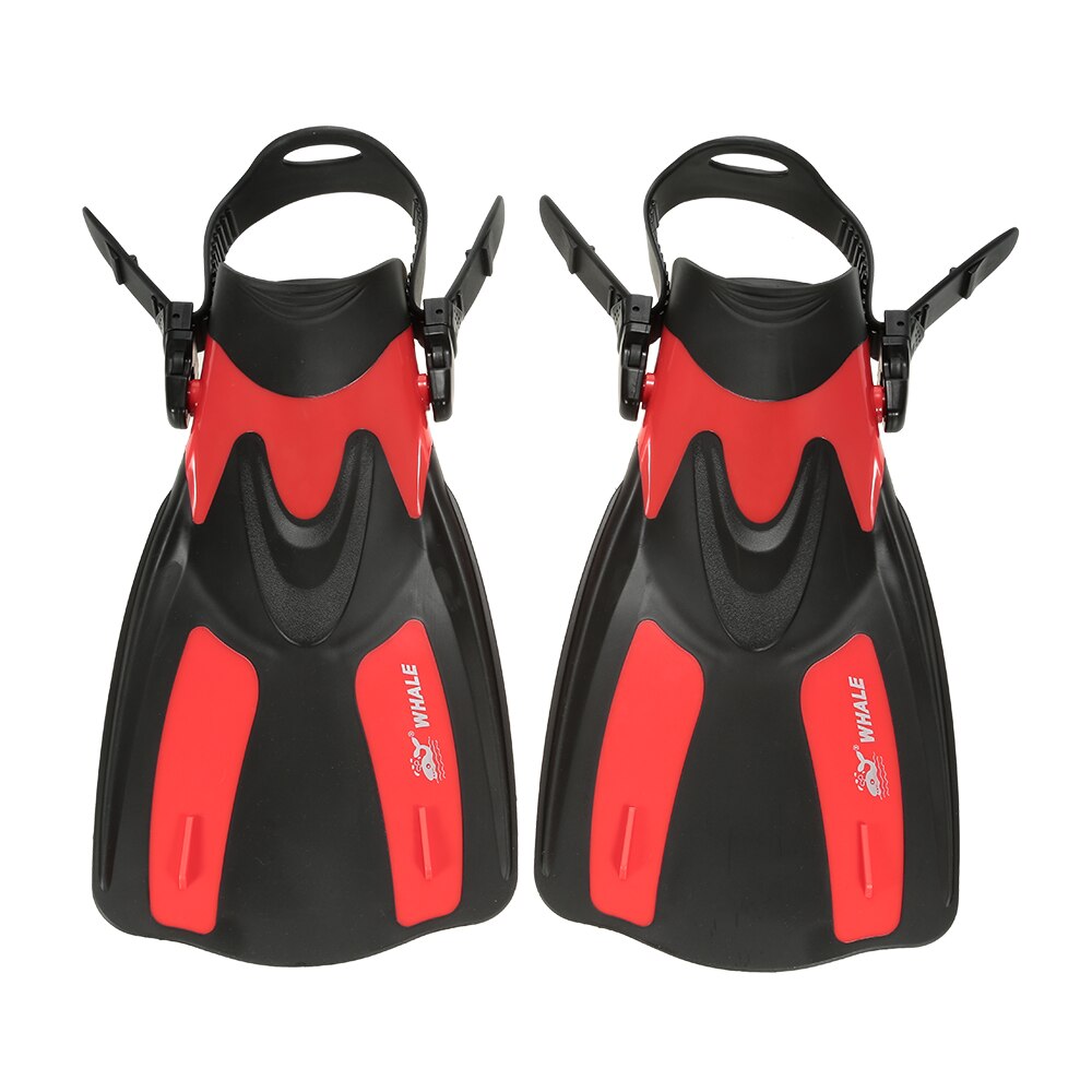FN-200 de ballena aletas de natación adulto corto Scuba snorkel zapatos de natación aletas de pie Trek aletas de buceo con talón