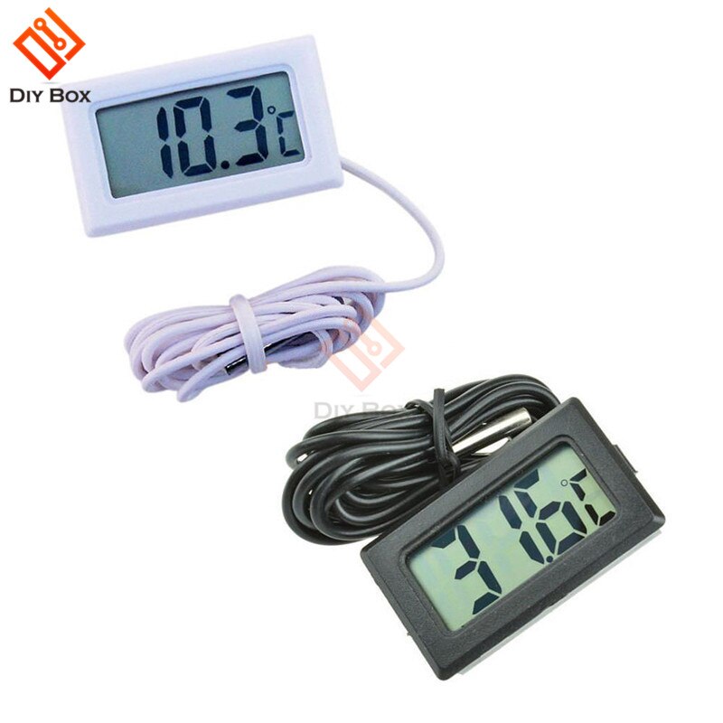 Mini Digital LCD Probe Fridge Freezer Thermometer Sensor Thermometer Thermograph For Aquarium Refrigerator Kit Chen Bar Use