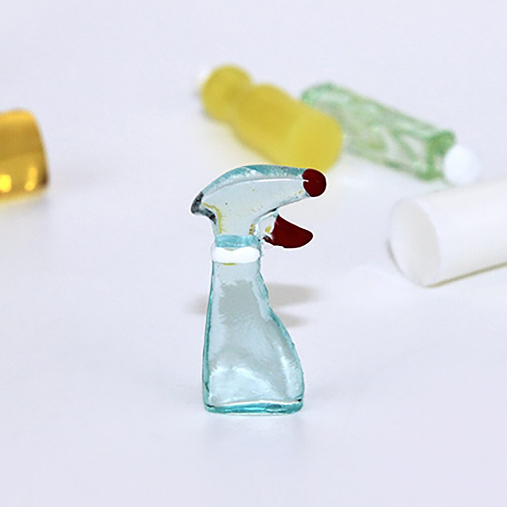 5 Stks 1/12 Poppenhuis Miniatuur Accessoires Mini Kruiden Fles Simulatie Keuken Voedsel Model Speelgoed voor Poppenhuis Decoratie