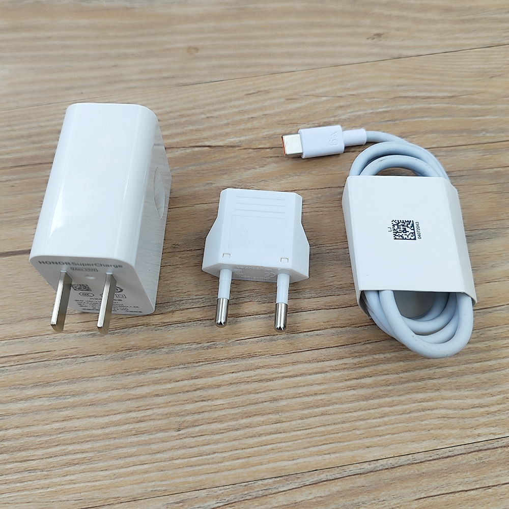 Cargador Original de 35W para Honor 400 Lite X70i X60i Play 60 9A X7B, cargador súper rápido, adaptador de pared UE/EE. UU. con Cable tipo C 6A: CH