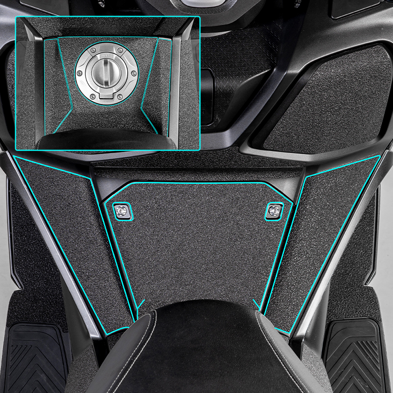 For VOGE SR4 MAX Bike Accessories Armor Protective Sticker Fairing Kits Of Motorcycle Plastic Area Decoration And Refit Decals: Gold