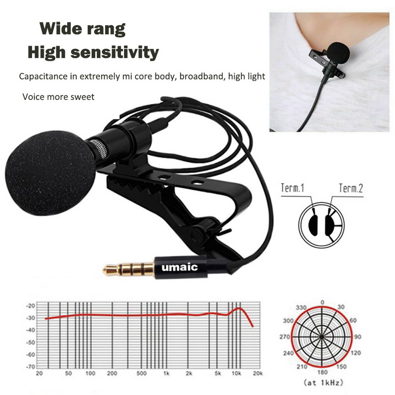 Mini USB Microphone Lapel Lavalier PC / Phone / Camera Portable External Buttonhole Microphones For IPhone Laptop Computer