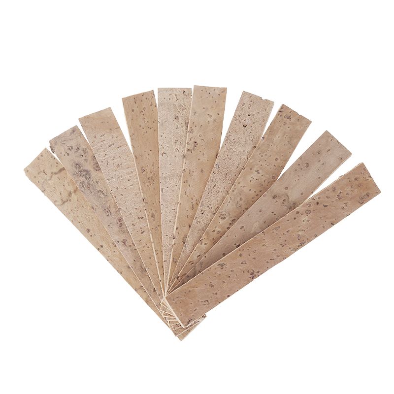 10 Pcs/Set Bb Clarinet Neck Joint Cork Sheet Musical Instruments Parts Accessories 91*13*2mm