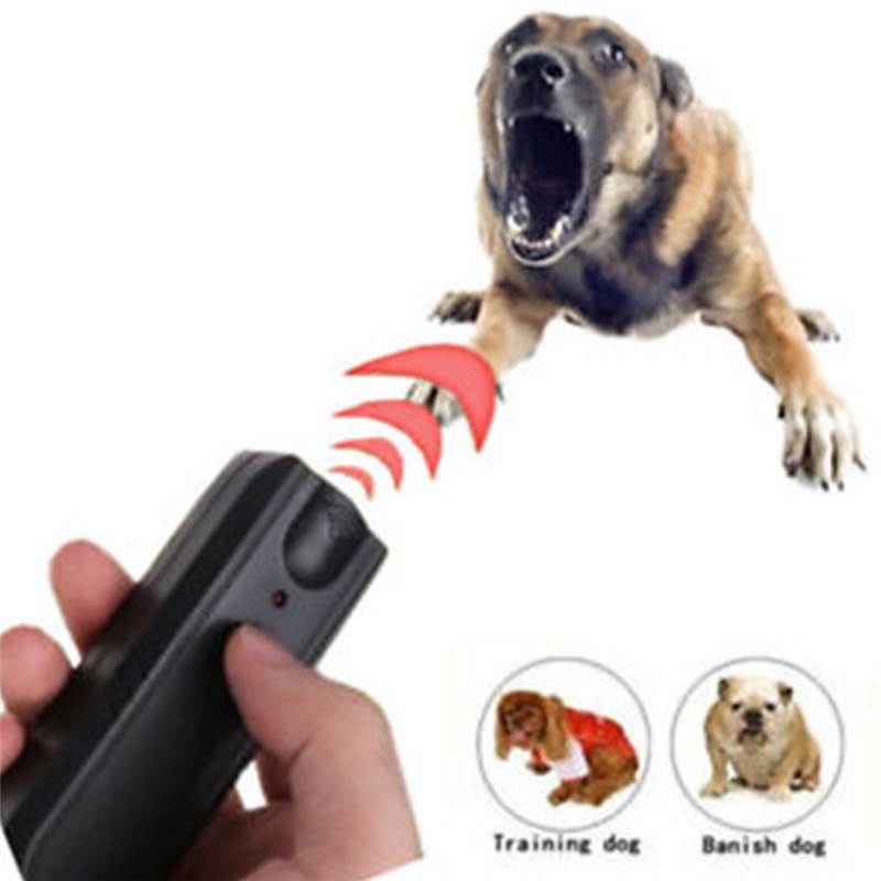 Led ultralyd anti-gø aggressiv hund kæledyr repeller gøen stopper hund kæledyr træningsenhed