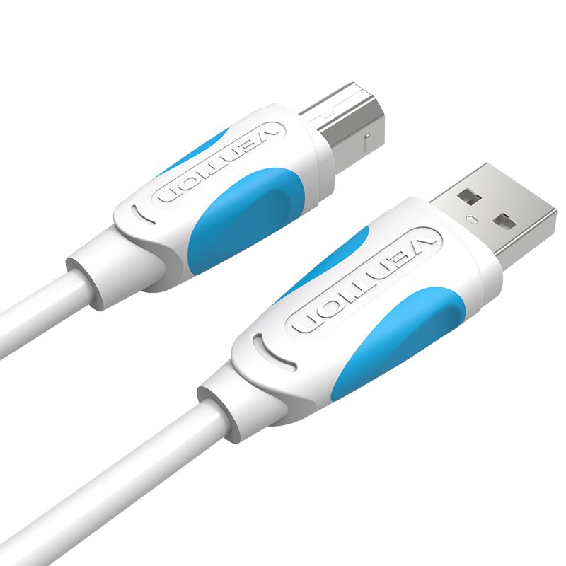 Vention usb-kabel för skrivare hög hastighet a till b hane till hane usb-skrivare kabel datasynk för 3d etikettskrivare lenovo 1m 2m 3m