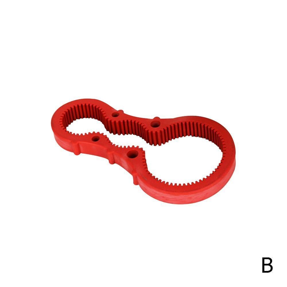 Creatieve Jar Opener Multifunctionele Pot Deksels Fles Cap Grip Twister Rubber Opener Tool voor Soda Flessen Specerijen Blik Goederen: Red